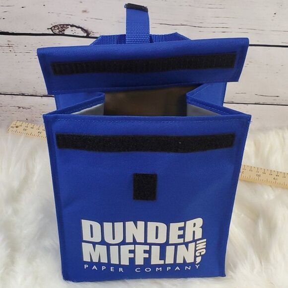 LOUNGEFLY Dunder Mifflin The Office Insulated Lunch Bag NWT - Picture 3 of 6